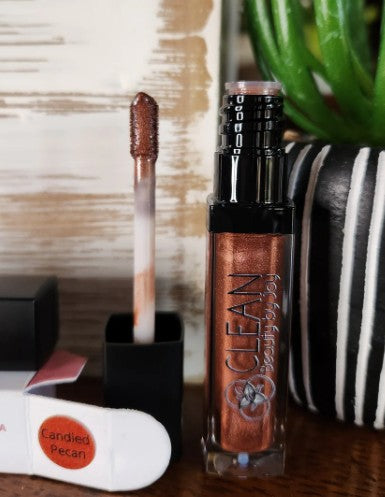 Vanilla Bean Lip Glaze - Candied Pecan